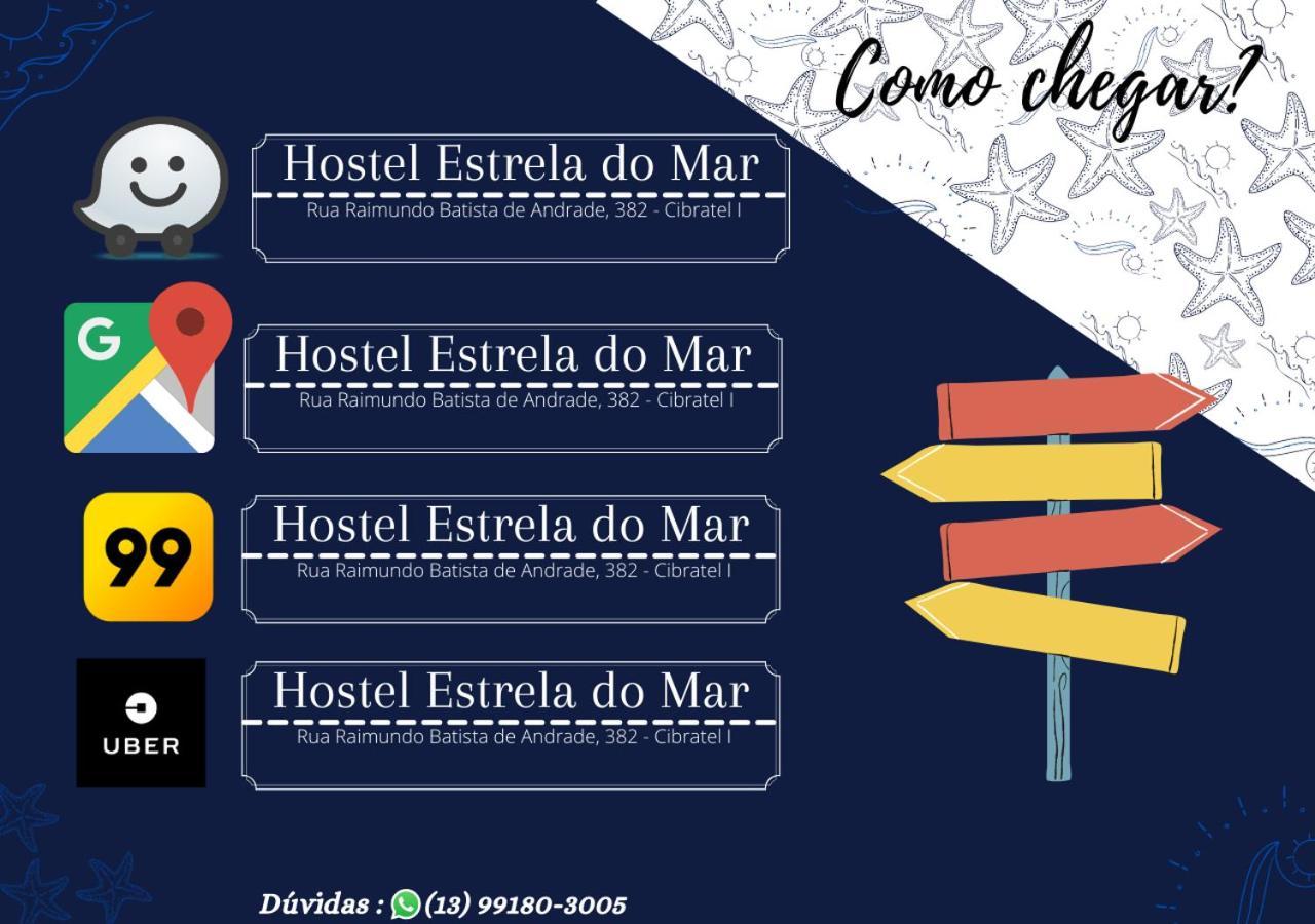 Hostel Estrela Do Mar - Pe Na Areia Itanhaém Exteriör bild